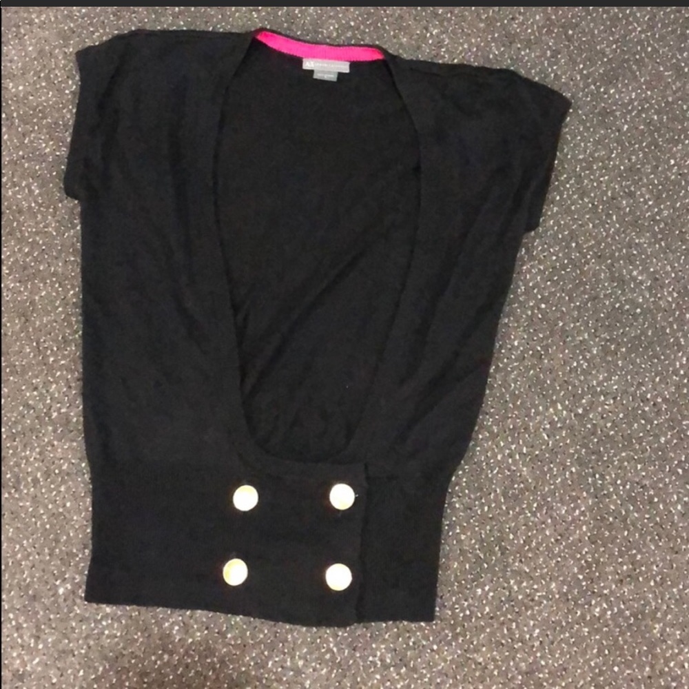 Short sleeve sweater vest